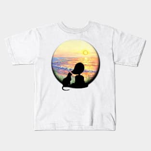 My Cat & Me - Sunrise Kids T-Shirt